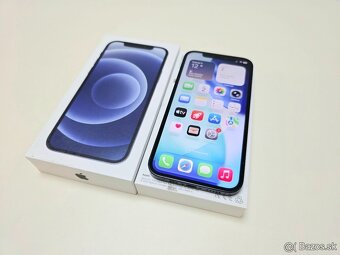 APPLE IPHONE 12 64GB BLACK,BATERKA 100% - 2