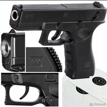 PIŠTOĽ NA GULIČKY GLOCK 17 REPLIKA ASG - 2