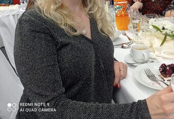 top čierno-strieborný vel. 38/40 - 2