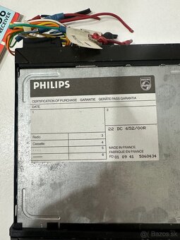 Philips DC652 – retro autorádio s kazetou - 2