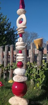 Garden Totem - handmade - 2
