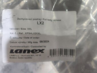 Bezpečnostný celotelová popruh LX2 - 2