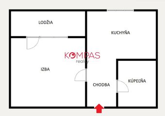 SLNEČNÝ 1 IZBOVÝ BYT S LODŽIOU PO KOMPLETNEJ REKONŠTRUKCII – - 2