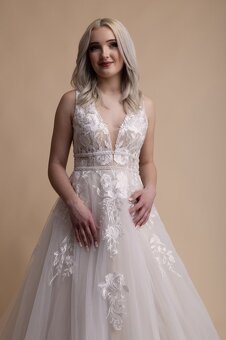 Nové svadobné šaty Gypsophila ivory - 2