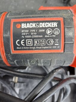 Oscilačná brúska Black-Decker MT300, odber Bratislava - 2