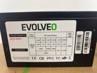 Evolve Zdroj 450W ATX - 2