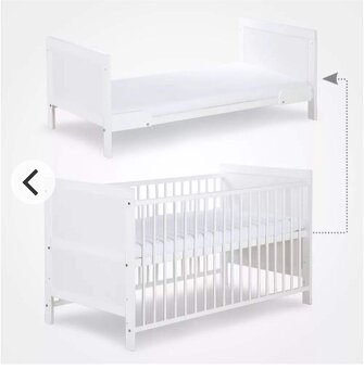 Rastúca detská postieľka + matrace - 2