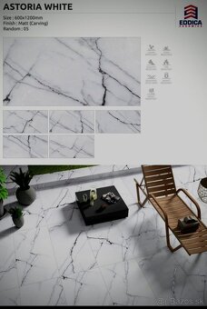 Dlažba aj obklad v jednom - mramor 60x120cm s dopravou - 2