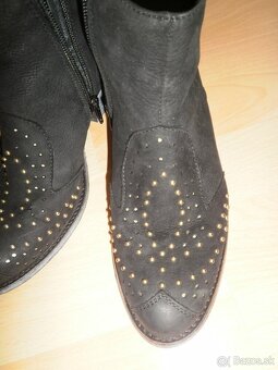 Kožené čižmičky prechodné - 2