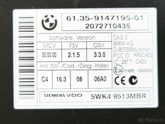 Immo CAS modul 61359147195 imobilizér MINI - 2