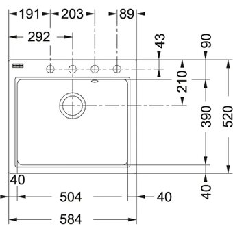 Fragranitový drez KSG 238 - 2
