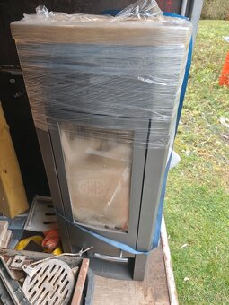 Panoramatické krbové kachle – 7 kW, veľké ohnisko - 2