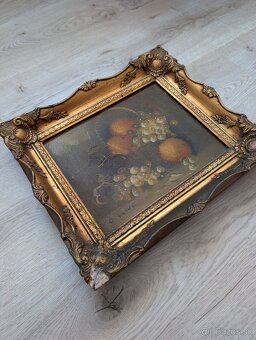 Starožitný obraz v ráme - 2