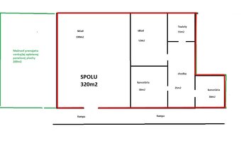 Na prenájom skladovo-kancelársky priestor 320 m2 Banská Byst - 2