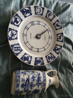 Porcelánové hodiny, nádoba na olej - 2