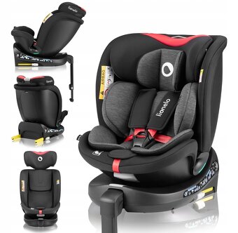 Luxusná Autosedačka I-SIZE (40-150) / 0-36 kg otočná 360 stu - 2