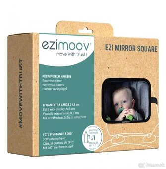 Zrkadlo do auta pre deti EZIMOOV Ezi Mirror Square - 2