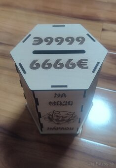 Motivačná pokladnička (6666€) "Na moje Čertovské nápady" - 2