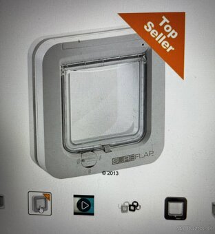 SureFlap dvierka pre mačky s mikročipom NOVE sedo biele - 2