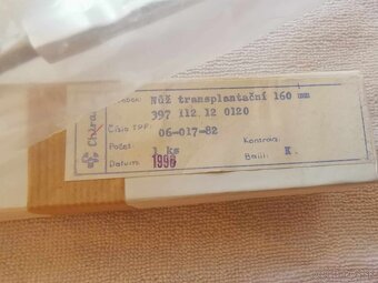 Nôž transplantačný Chirana. - 2