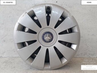 Mercedes A, B orig. plechové disky R15 6,5J 5x112 ET47 1250 - 2
