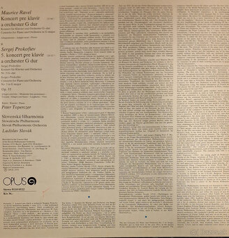 Retro gramofónová LP platňa Piano Concertos - 2