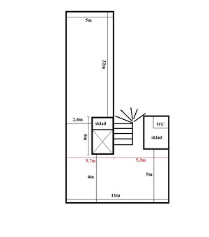 PRENÁJOM - OBCHODNÝ PRIESTOR 220 m2 v centre mesta HLOHOVEC - 2