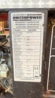 REZERVOVANE Elektrocentrala Hecht GG3300 3kW - 2