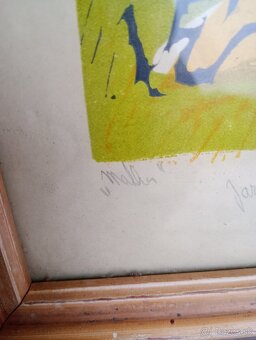 ORIGINÁL Linoryt Eva Melkovičová (1951-1999)Matka s dieťaťom - 2