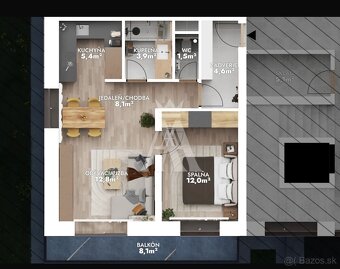 NOVOSTAVBA BYTU B 4-1, ŠEMŠA, KOŠICE OKOLIE - 2