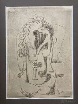 3 x Vlastimil Beneš, tušové kresby na papieri - 2