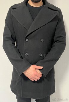 Pánsky čierny kabát - 2