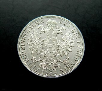 Predám 1 spolkový toliar 1858 A František Jozef I. - 2