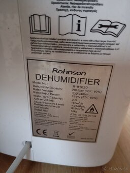 Predam odvlhcovac Rohnson - 2