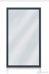 Hliníkové okna francuzke fixne 2000mm x 1000mm - 2