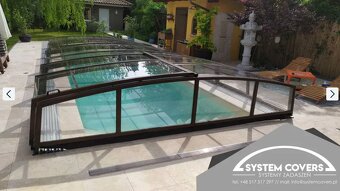 Zastrešenie bazéna, bazénu, 370x1053x80cm - SYSTEM COVERS - 2