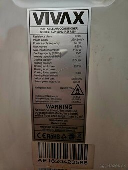 VIVAX klimatizácia ACP-09PT25AEF R290 – ako nová, plne funkč - 2