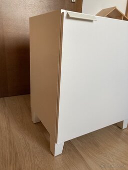 BESTÅ Policový diel/dvierka, biela/Lappviken biela, 60x42x64 - 2