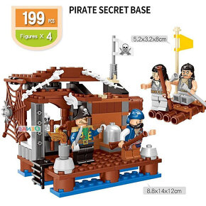 Predám Lego kompatibilný set s témou pirátov - 2