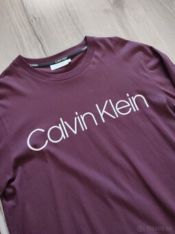 Calvin Klein tričko a dlhým rukávom - 2