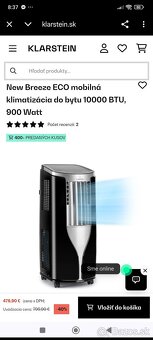 Predám mobilnú klimatizáciu - 2