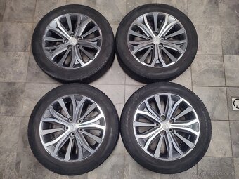 Originál sada AL disky+pneu Peugeot/Mitsubishi/Citroen,... - 2