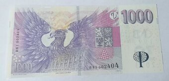 1000 Kč 2023 pretlač ČNB - 2