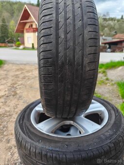 Letné pneumatiky 205 55 r16 na hliníkových diskoch - 2