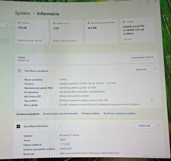🖥️ Herny / kancelársky PC - Intel i3, GTX 1650, 16GB RAM, S - 2