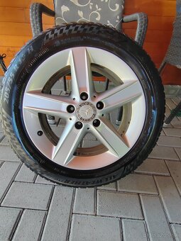 Originál Mercedes alu disky plus celorocne pneu - 2