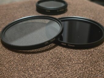 Predam CPL a ND8 , 52mm a 72mm - 2
