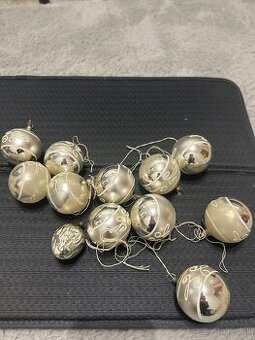 Gule retro sklenené fúkané - 2