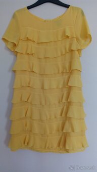 Dámske šaty žlté - 2