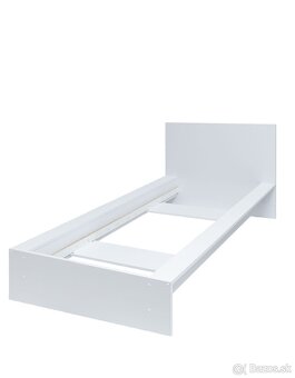 Postele 200x90 biele 2 ks - 2